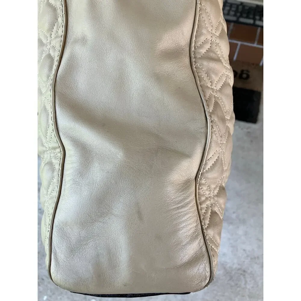 KATE SPADE LARGE QUILTED SMOOTH LEATHER SHOULDER BAG ASIS